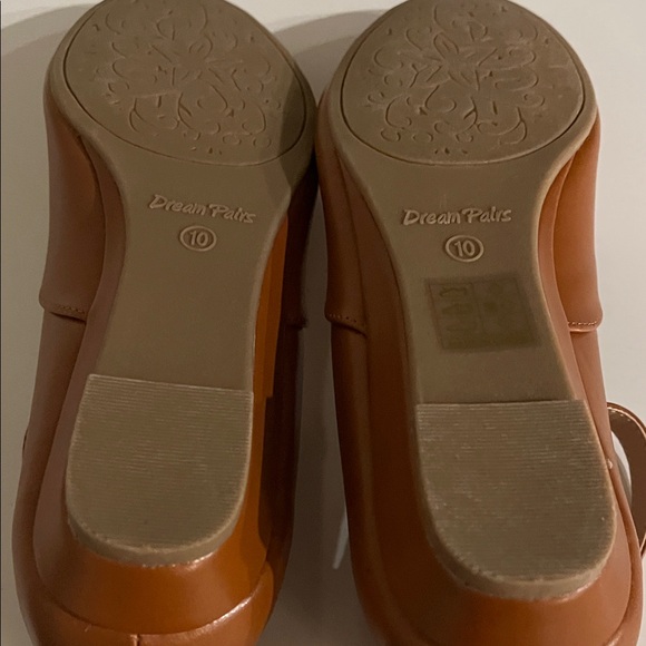 Dream Pairs Women's Tan Flats With Ankle Straps Size 10 - Picture 7 of 15